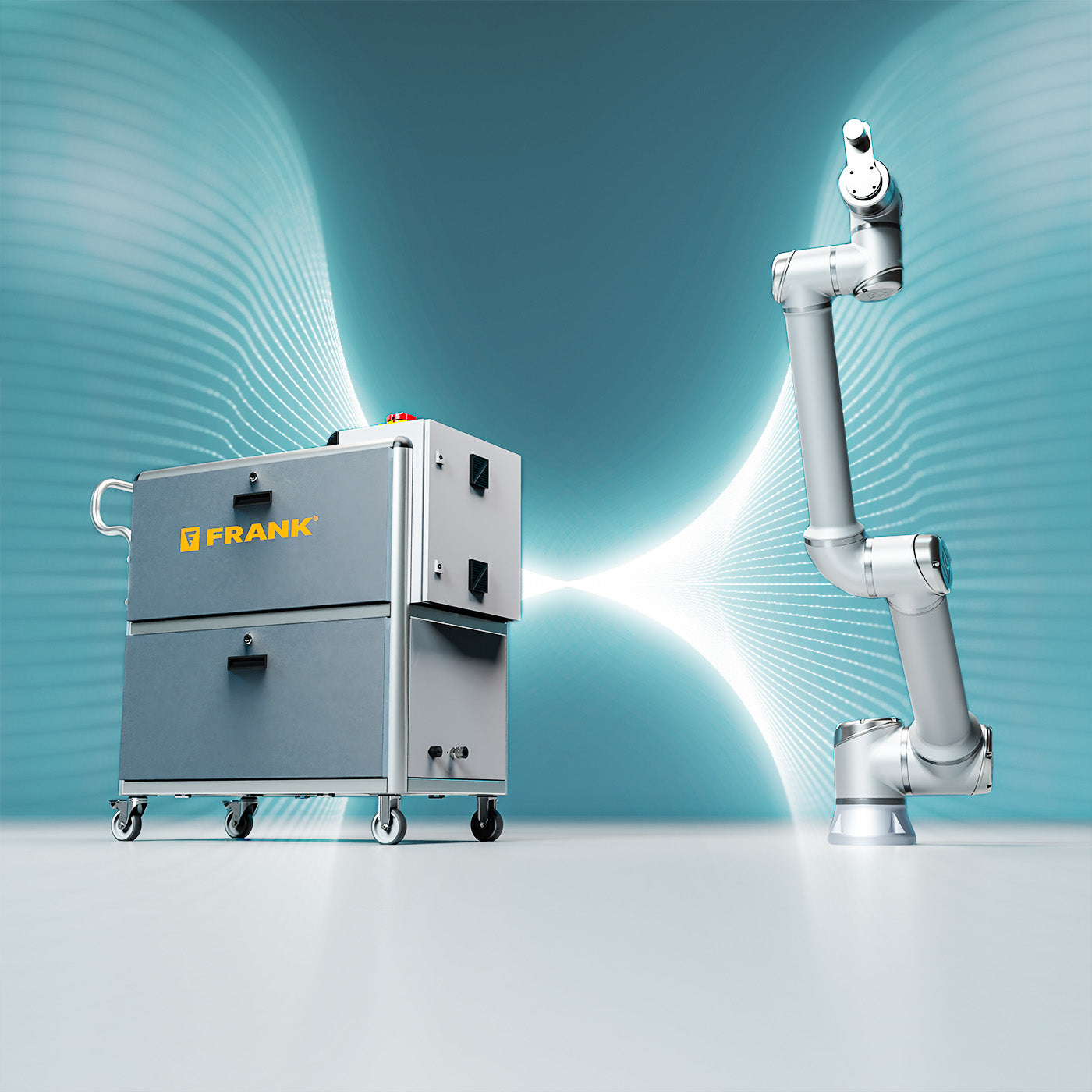 Darstellung der SPS-Steuerung von mobilen FRANK iSteam Trockendampfreinigern